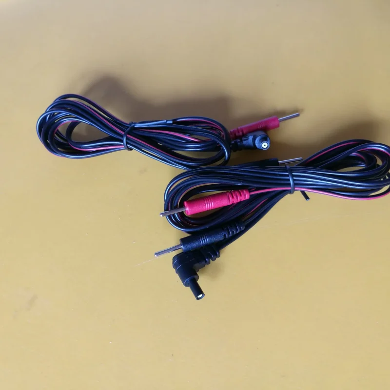 Medical safety plug TENS electrode lead wires